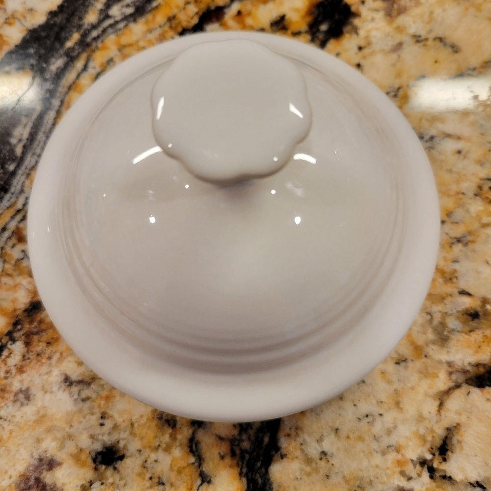 Fiesta Large Teapot Lid Only WHITE Fiestaware 44 oz. Replacement Seco…